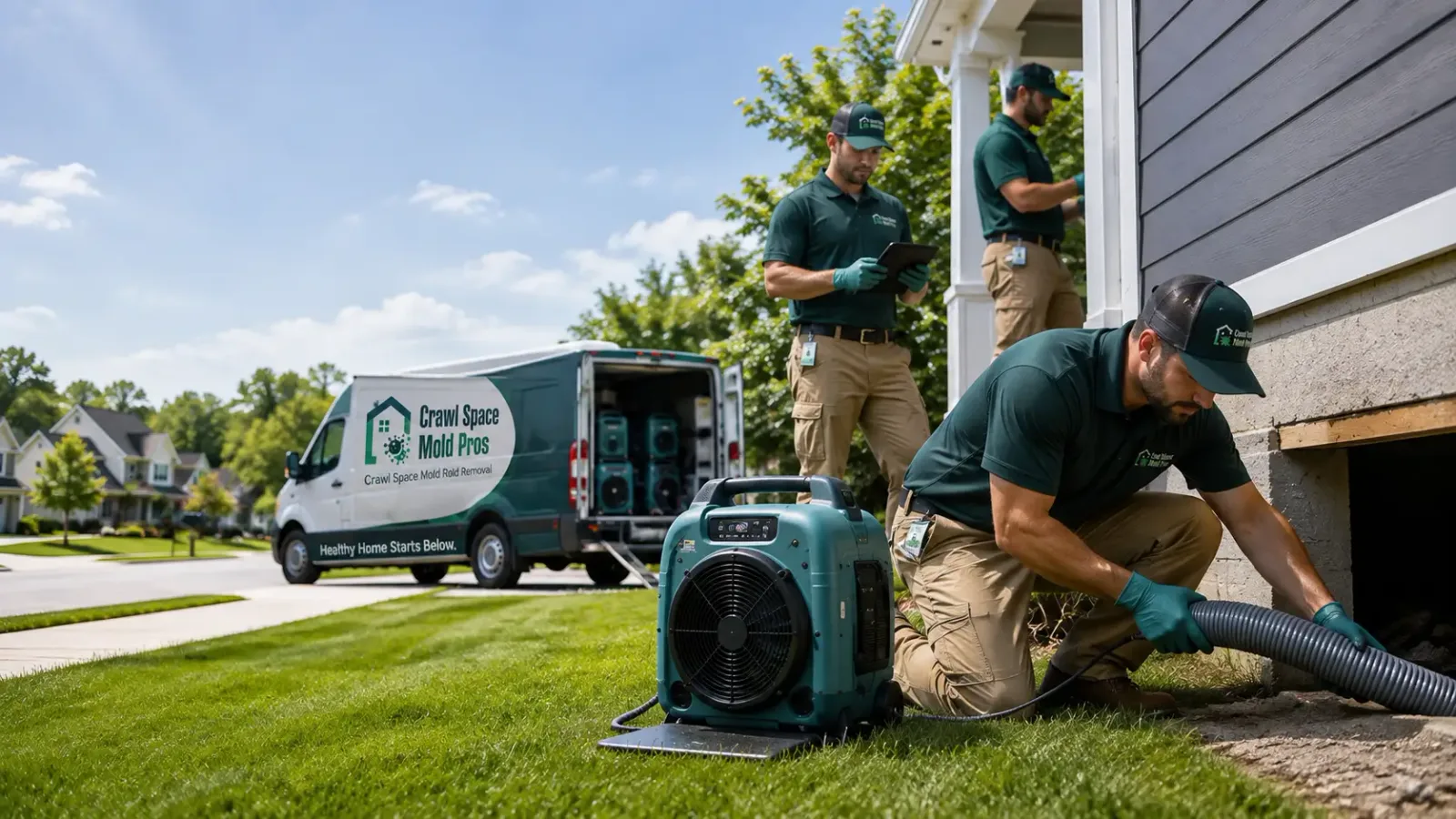 Crawl Space Mold Removal in Monterey, MA